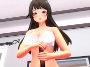 Preview 4 of Uncensored Japanese Hentai animation ASMR handjob cumshot Earphones recommended