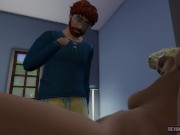 Preview 2 of My Stepmother is Naked! She Wants me to Give her a Massage but I'm too Horny - Sexual Hot Animations