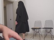 Preview 5 of Big Butt Girl Caught me Jerking off in a Public waiting room.