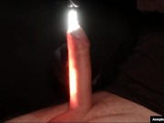 Preview 6 of More solo cock sounding with the led stick :)