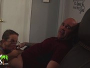 Preview 2 of StepDad Fucks squirting StepDaughter, then StepMom Fucks Stepson And Step Siblings fuck too!