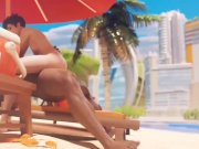 Preview 4 of Tracer enjoying the beach Overwatch 2