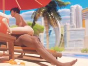 Preview 6 of Tracer enjoying the beach Overwatch 2