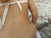 Preview 3 of sentando na pica em uma praia publica