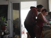 Preview 1 of Homemade Sex - Ride Porn Hard Blowjob Standing Doggystyle