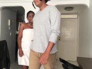 Preview 3 of I record myself sucking my boyfriend's best friend who is an uber eats delivery man