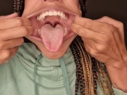 Preview 5 of I stretch my huge mouth out to give you amazing mouth views