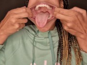 Preview 6 of I stretch my huge mouth out to give you amazing mouth views
