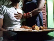 Preview 4 of Aunty le chimeke ko ketalai bazar pichadi sabji magayi ra tesko help ko sato apno puti di