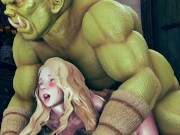 Preview 4 of pretty girl fuck with big ork
