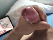 Preview 3 of CUMPILATION FALL 2022 - French Guy CUMSHOTS and MOANS compilation (DIRTY TALK FRENCH & ENGLISH))