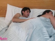 Preview 4 of Stepmother and stepson. Risky creampie on the bed home alone