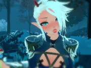 Preview 4 of 18+ ASMR VR RP "Hot Elven Girl heals you up with her tongue" LEWD Ear Licks - Kissing - Moaning