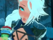 Preview 5 of 18+ ASMR VR RP "Hot Elven Girl heals you up with her tongue" LEWD Ear Licks - Kissing - Moaning