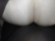 Preview 1 of SEXY White BBW Moans with Black DICK Deep In Her ASS HOLE