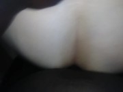 Preview 4 of SEXY White BBW Moans with Black DICK Deep In Her ASS HOLE
