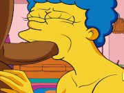 Preview 2 of MARGE SUCKS A BLACK COCK (THE SIMPSONS)