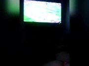 Preview 5 of he loses his virginity watching the game of Spain Vs Germany 1-1 how nice to do this. Homemade video