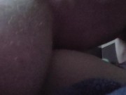 Preview 3 of Lil kitten takes creampie while laying down