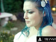 Preview 5 of TRANSFIXED - Cis + Trans Mermaids Explore New Bodies In First Time Fuck! With Jewelz Blu & Kasei Kei