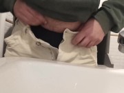 Preview 1 of I love to wash my hand with my pee in public toilet