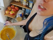 Preview 4 of Preview: Holiday Baking With A Giantess: Playful Vore of Tiny Men