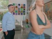 Preview 4 of Sucking Off The Real Estate Agent - Jazlyn Ray / Brazzers