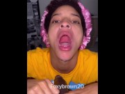 Preview 5 of Foxy swallowing huge load of cum