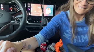 SEXY 20 Year Old Blonde Cheats on Her Boyfriend in Parking Lot - Lacy Tate TT S1E18