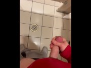 Preview 5 of Cumming in men’s rooms with cruising men in each stalls next to me