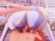 Preview 3 of Sangonomiya Kokomi Genshin Impact 3D HENTAI Animation 02 Shortver