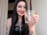 Preview 1 of Special spit cocktail for you from Dominatrix Nika