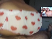 Preview 5 of fucking his dick ejaculated i wanted more dick so i jumped hard watching porn🍆🍑🤤💦