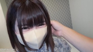 Schoolgirl Creampie~Beauty with mask