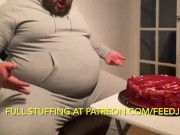 Preview 1 of FeedJeezy - 8300 Calorie Red Velvet Cake Stuffing HUGE FEEDEE WEIGHT GAIN’