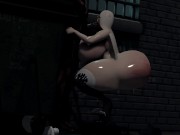 Preview 2 of SECOND LIFE - Busty Slut Takes Raw BBC In Broad Daylight Alley FT. MuvaPhoenix