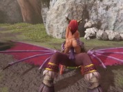 Preview 1 of Hot redhead elf rides Illidan Stormrage | Warcraft Parody
