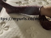 Preview 2 of Want a footjob with my cute socks ? you won't regret it 😊💖 (PART 2)