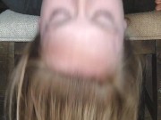 Preview 4 of Macy Frazier First Upside-down FaceFuck [Risqué_Buffét]