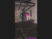 Preview 1 of street whore pink slut public outdoor flashing exposed compilation