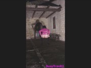 Preview 2 of street whore pink slut public outdoor flashing exposed compilation