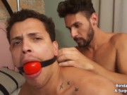 Preview 3 of Surprise Guest with Henrique ballgagged moaning