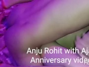 Preview 1 of Anniversary pe boyfriend ne choda aur apna maal meri body pe giraya