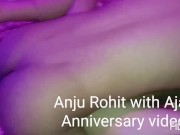 Preview 4 of Anniversary pe boyfriend ne choda aur apna maal meri body pe giraya