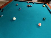 Preview 3 of I fucked my stepsister after playing some pool games - FANTASIAHARDCORESEX
