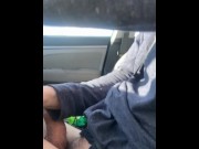 Preview 2 of Long piss in my girlfriend’s car while driving
