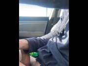 Preview 4 of Long piss in my girlfriend’s car while driving