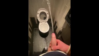 Huge piss with my Big Uncut flaccid cock  OF : MarcoXLaries