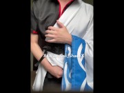 Preview 1 of Gintoki cosplay masturbate+loud moan+cum [Part 2]