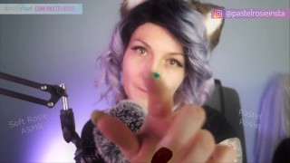 SFW ASMR - Personal Attention and Mesmerizing Nails - PASTEL ROSIE Gives You Sexy Amateur Tingles